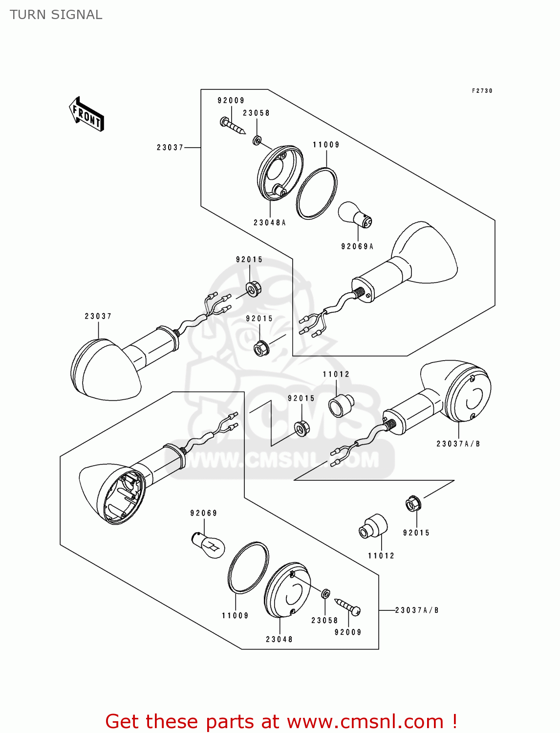 TURN SIGNAL EN500A4 1993 FRANCE NL FG