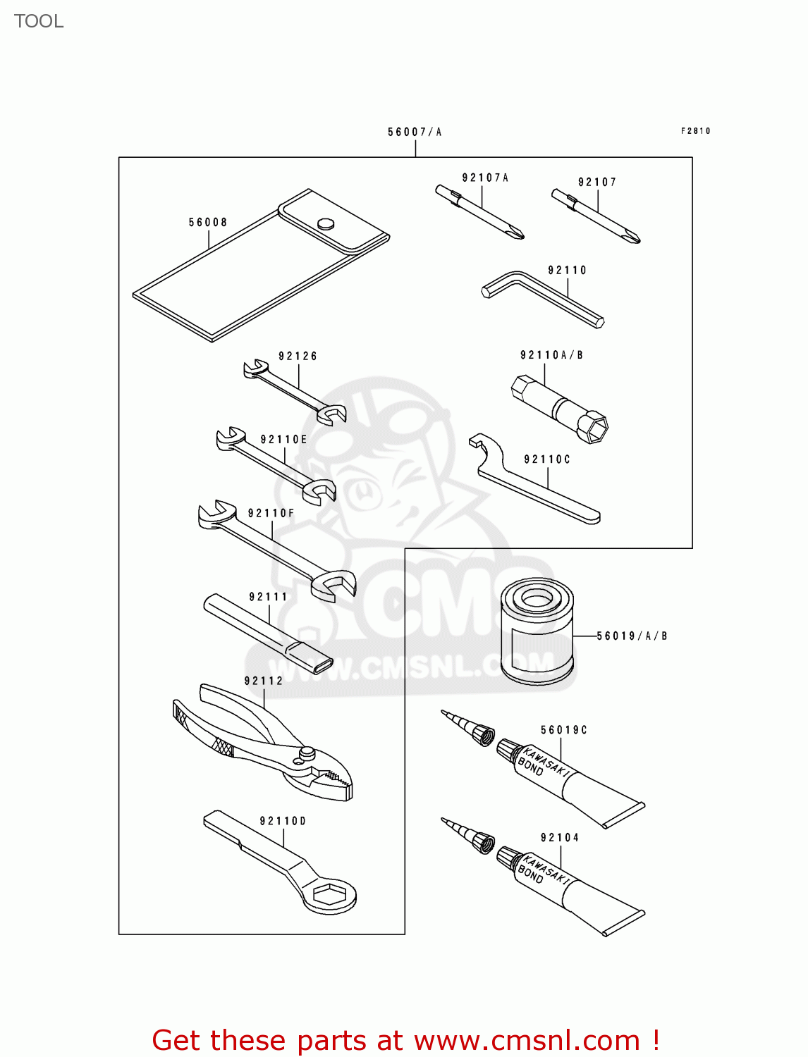 TOOL EN500A4 1993 FRANCE NL FG
