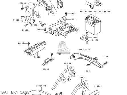 BATTERY CASE - EN500A4 1993 FRANCE NL FG