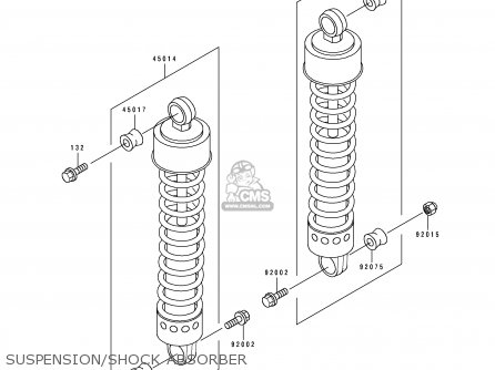 SUSPENSION/SHOCK ABSORBER - EN500A4 1993 FRANCE NL FG
