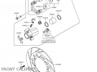 FRONT CALIPER - EN500A4 1993 FRANCE NL FG