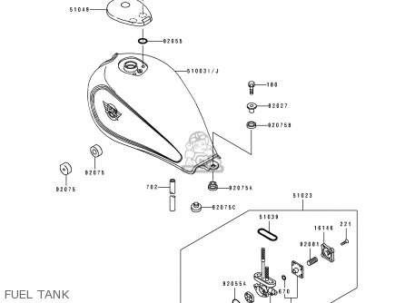 FUEL TANK - EN500A4 1993 FRANCE NL FG