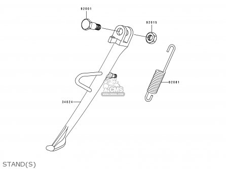 STAND(S) - EN500A6 VULCAN500 1995 USA CALIFORNIA CANADA