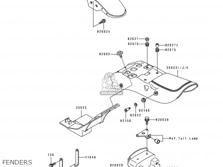 FENDERS - EN500A7 VULCAN500 1996 USA CALIFORNIA