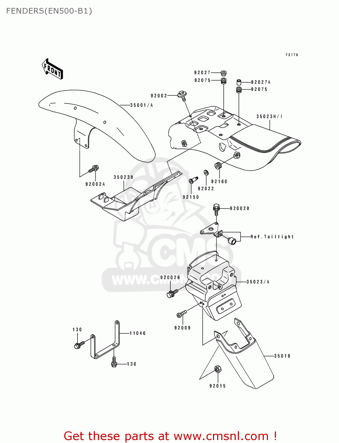 FENDERS(EN500-B1) EN500B1 1994 EUROPE UK FR NL AR FG GR IT NR SD SP ST