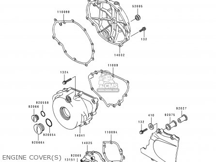 ENGINE COVER(S) - EN500B1 1994 EUROPE UK FR NL AR FG GR IT NR SD SP ST