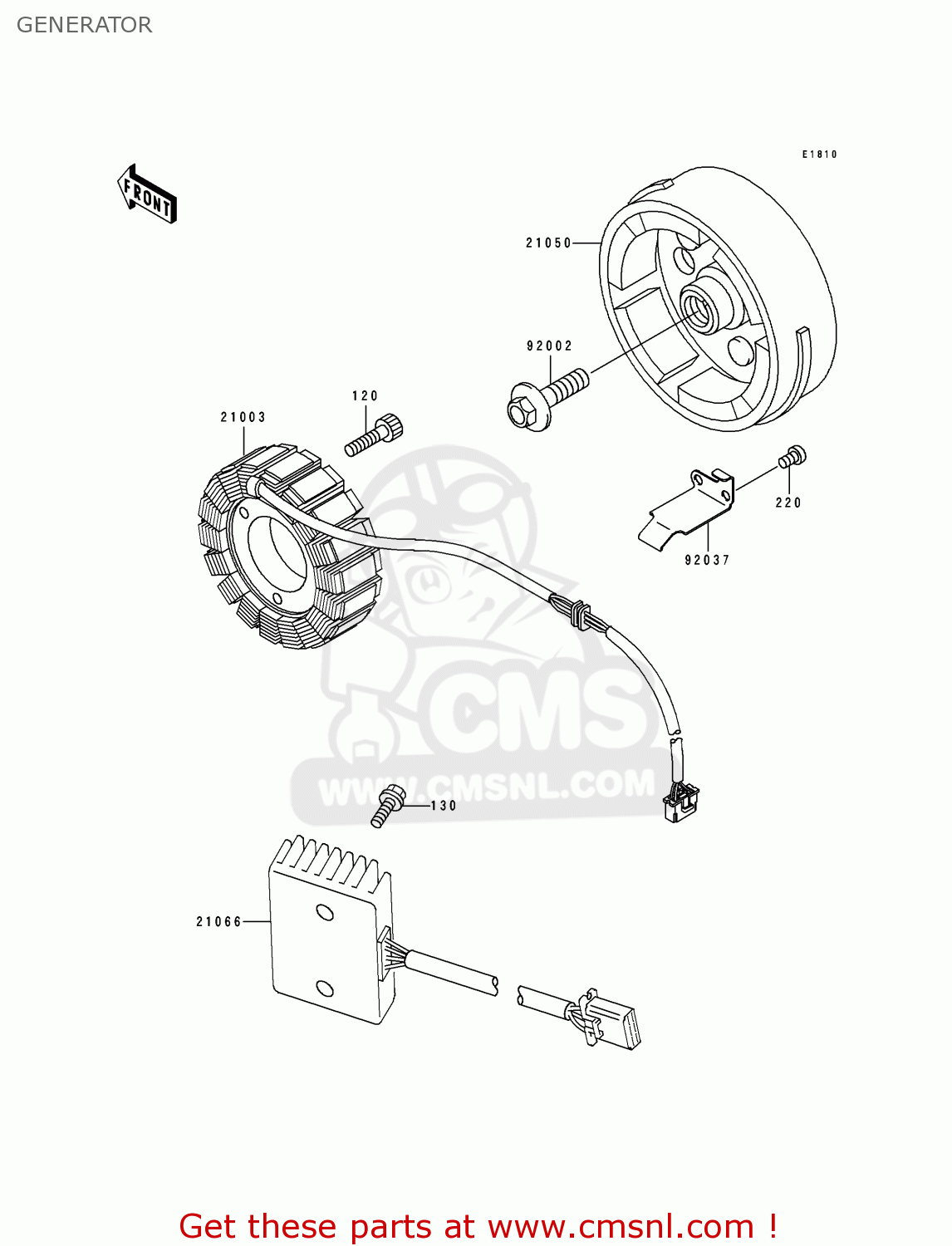GENERATOR EN500B2 1995 EUROPE UK FR NL AR FG GR IT NR SD SP ST