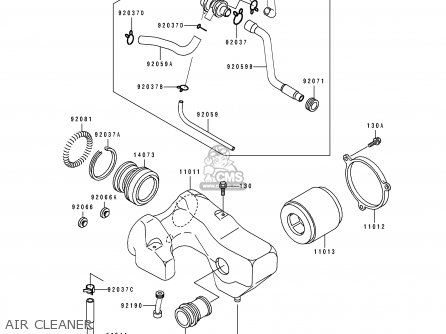 AIR CLEANER - EN500B2 1995 EUROPE UK FR NL AR FG GR IT NR SD SP ST