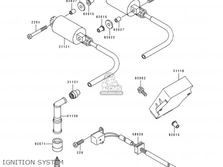 IGNITION SYSTEM - EN500B2 1995 EUROPE UK FR NL AR FG GR IT NR SD SP ST