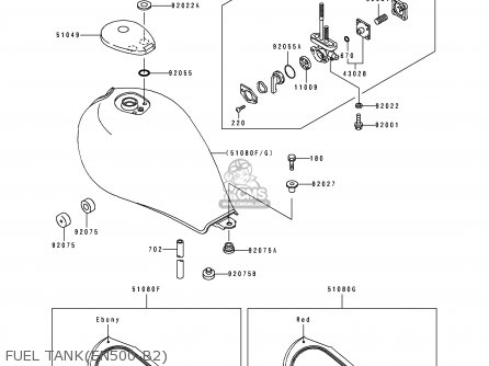 FUEL TANK(EN500-B2) - EN500B2 1995 EUROPE UK FR NL AR FG GR IT NR SD SP ST