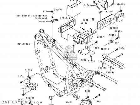 BATTERY CASE - EN500C1 1996 EUROPE UK FR NL AR FG GR IT NR SD SP ST