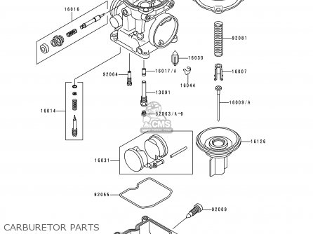 CARBURETOR PARTS - EN500C1 VULCAN500LTD 1996 USA CALIFORNIA CANADA