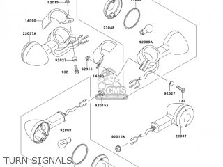 TURN SIGNALS - EN500C10 VULCAN500LTD 2005 USA CALIFORNIA CANADA