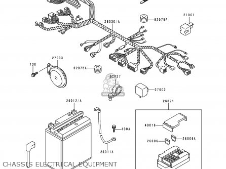 CHASSIS ELECTRICAL EQUIPMENT - EN500C2 VULCAN500LTD 1997 USA CALIFORNIA CANADA