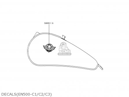 DECALS(EN500-C1/C2/C3) - EN500C3 VULCAN500LTD 1998 USA CALIFORNIA CANADA