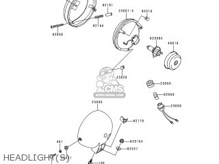 HEADLIGHT(S) - EN500C4 1999 EUROPE FR NL AR FG GR IT NR SD SP ST