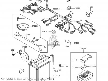 CHASSIS ELECTRICAL EQUIPMENT - EN500C4 1999 EUROPE FR NL AR FG GR IT NR SD SP ST