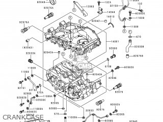 CRANKCASE - EN500C4 VULCAN500LTD 1999 USA CALIFORNIA