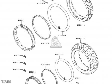 TIRES - EN500C4 VULCAN500LTD 1999 USA CALIFORNIA