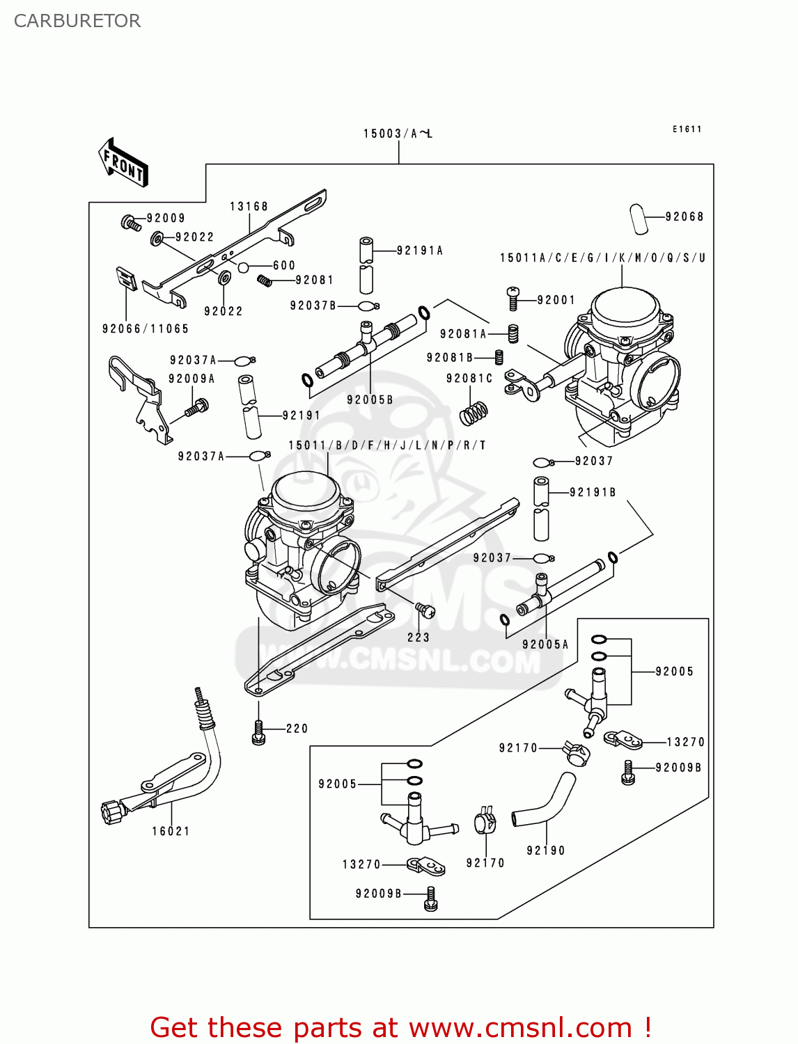 CARBURETOR EN500C5 2000 IS / KPH