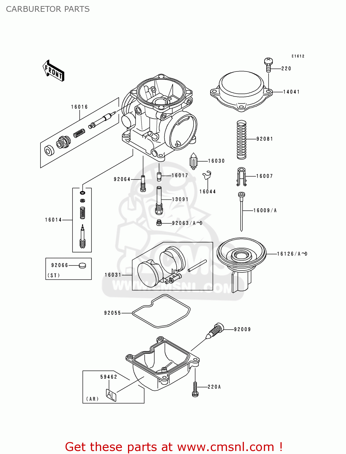 CARBURETOR PARTS EN500C5 2000 IS / KPH
