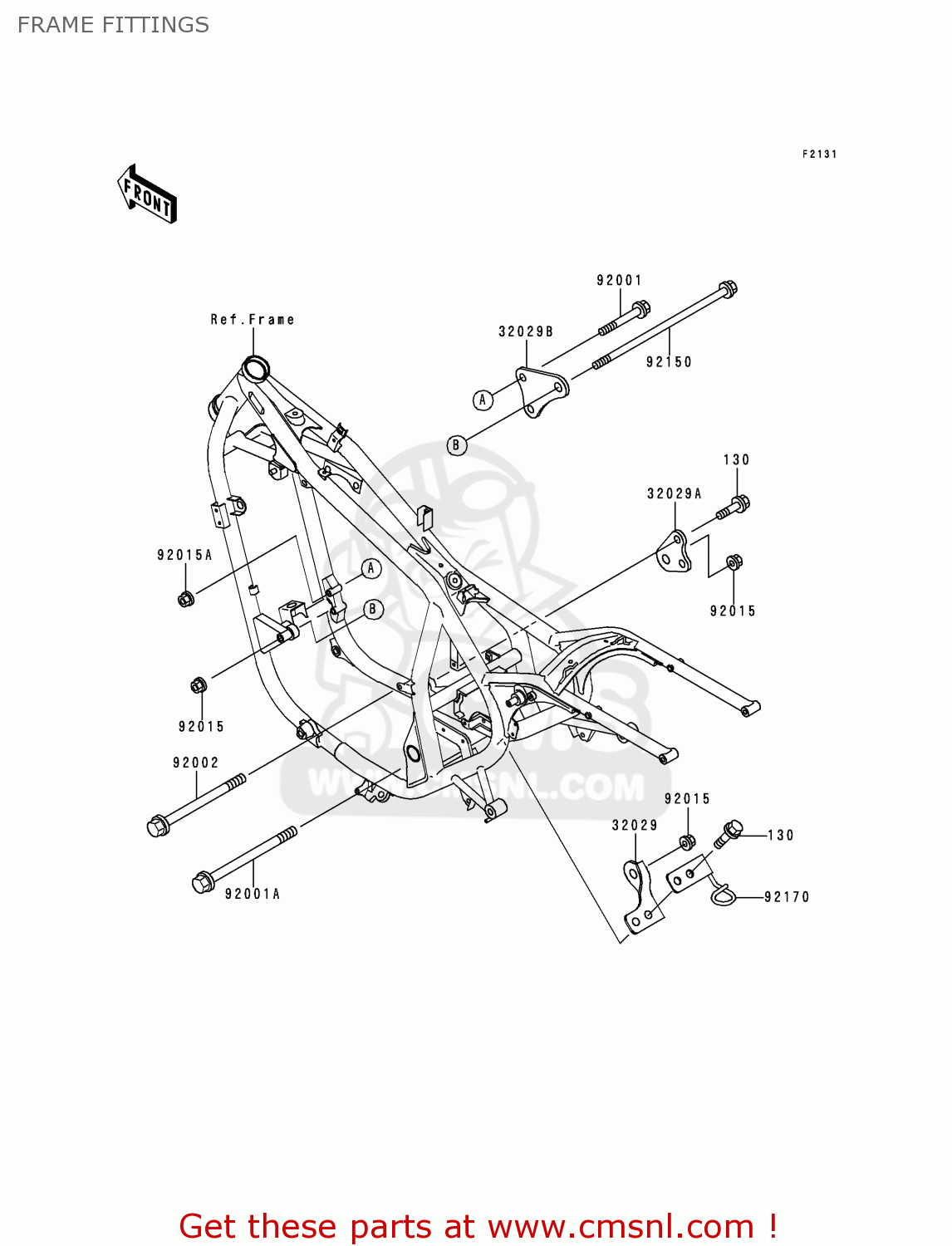 FRAME FITTINGS EN500C5 2000 IS / KPH