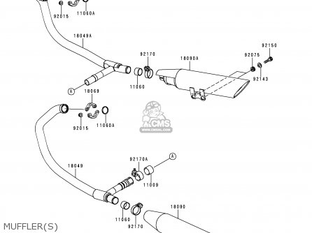 MUFFLER(S) - EN500C5 2000 IS / KPH