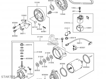 STARTER MOTOR - EN500C5 2000 IS / KPH