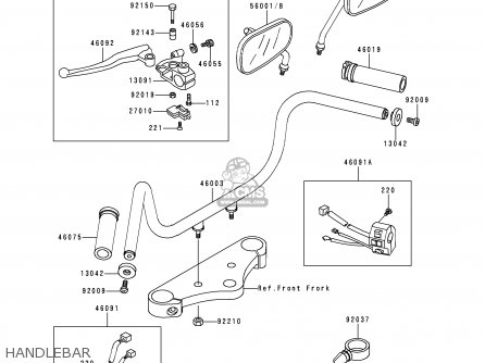 HANDLEBAR - EN500C5 2000 IS / KPH