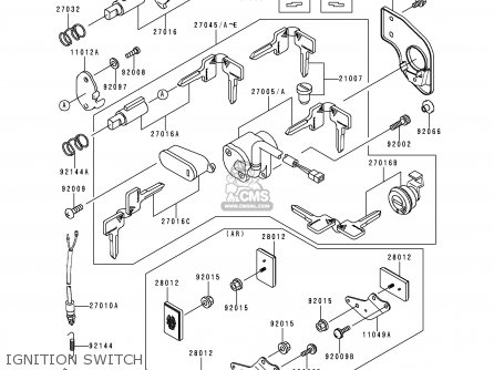 IGNITION SWITCH - EN500C5 2000 IS / KPH