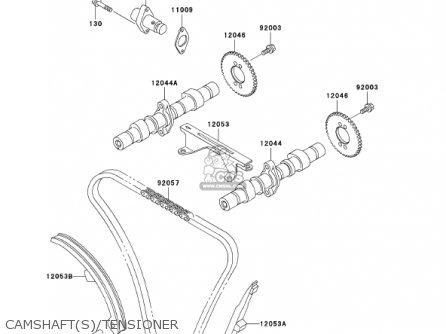 CAMSHAFT(S)/TENSIONER - EN500C6 VULCAN500LTD 2001 USA CALIFORNIA CANADA