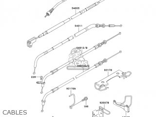 CABLES - EN500C6 VULCAN500LTD 2001 USA CALIFORNIA CANADA