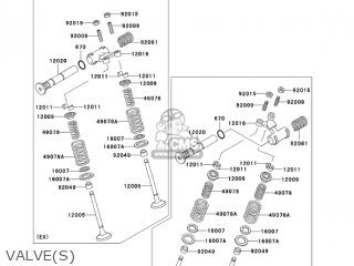 VALVE(S) - EN500C6F VULCAN500LTD 2006 USA CALIFORNIA CANADA