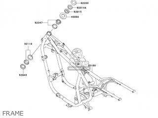 FRAME - EN500C6F VULCAN500LTD 2006 USA CALIFORNIA CANADA
