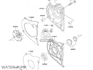 WATER PUMP - EN500C6F VULCAN500LTD 2006 USA CALIFORNIA CANADA