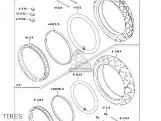 TIRES - EN500C6F VULCAN500LTD 2006 USA CALIFORNIA CANADA