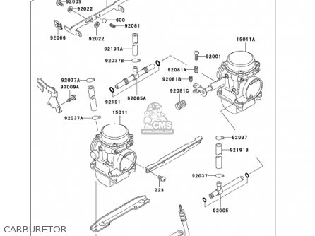 CARBURETOR - EN500C7 VULCAN500LTD 2002 USA CALIFORNIA CANADA