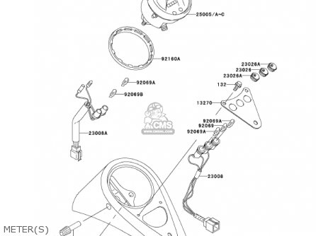 METER(S) - EN500C7 VULCAN500LTD 2002 USA CALIFORNIA CANADA