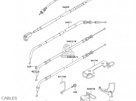 CABLES - EN500C7 VULCAN500LTD 2002 USA CALIFORNIA CANADA