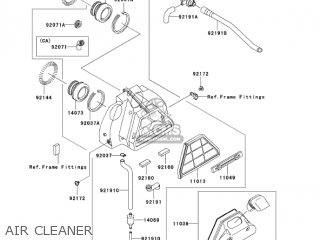 AIR CLEANER - EN500C7F VULCAN500LTD 2007 USA CALIFORNIA CANADA