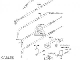 CABLES - EN500C7F VULCAN500LTD 2007 USA CALIFORNIA CANADA