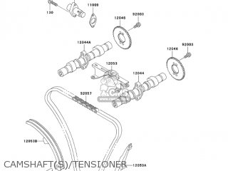 CAMSHAFT(S)/TENSIONER - EN500C7F VULCAN500LTD 2007 USA CALIFORNIA CANADA