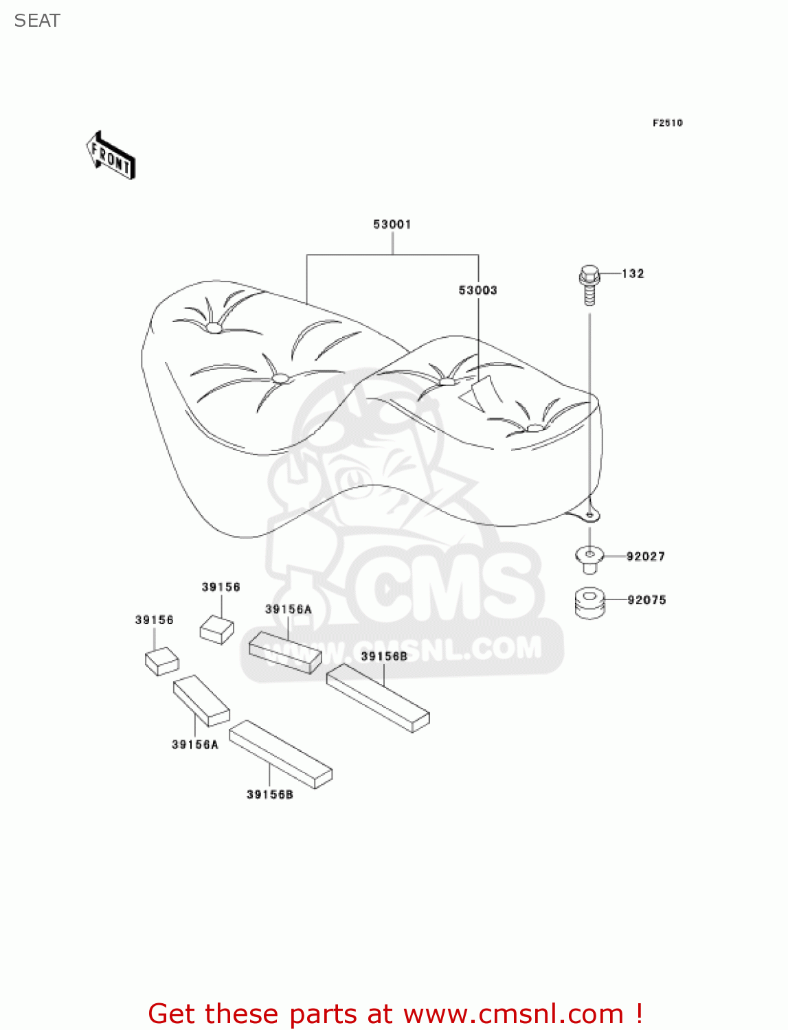 SEAT EN500C8 VULCAN500LTD 2003 USA CALIFORNIA CANADA