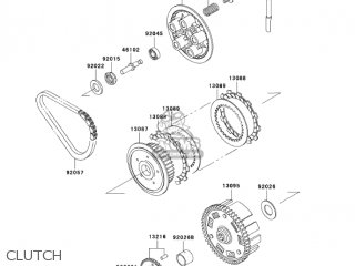 CLUTCH - EN500C8 VULCAN500LTD 2003 USA CALIFORNIA CANADA