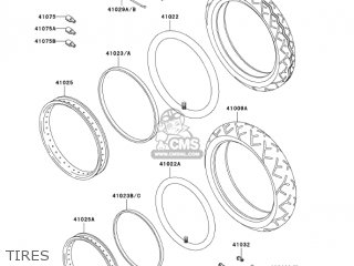TIRES - EN500C8 VULCAN500LTD 2003 USA CALIFORNIA CANADA