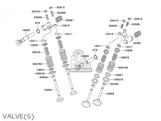 VALVE(S) - EN500C8 VULCAN500LTD 2003 USA CALIFORNIA CANADA