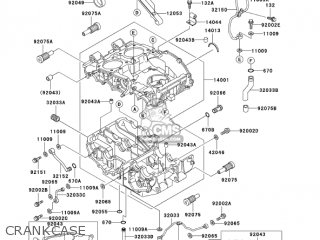 CRANKCASE - EN500C9 VULCAN500LTD 2004 USA CALIFORNIA CANADA