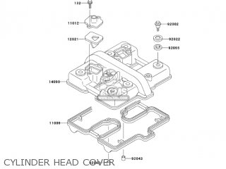 CYLINDER HEAD COVER - EN500C9 VULCAN500LTD 2004 USA CALIFORNIA CANADA