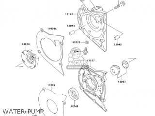 WATER PUMP - EN500C9 VULCAN500LTD 2004 USA CALIFORNIA CANADA