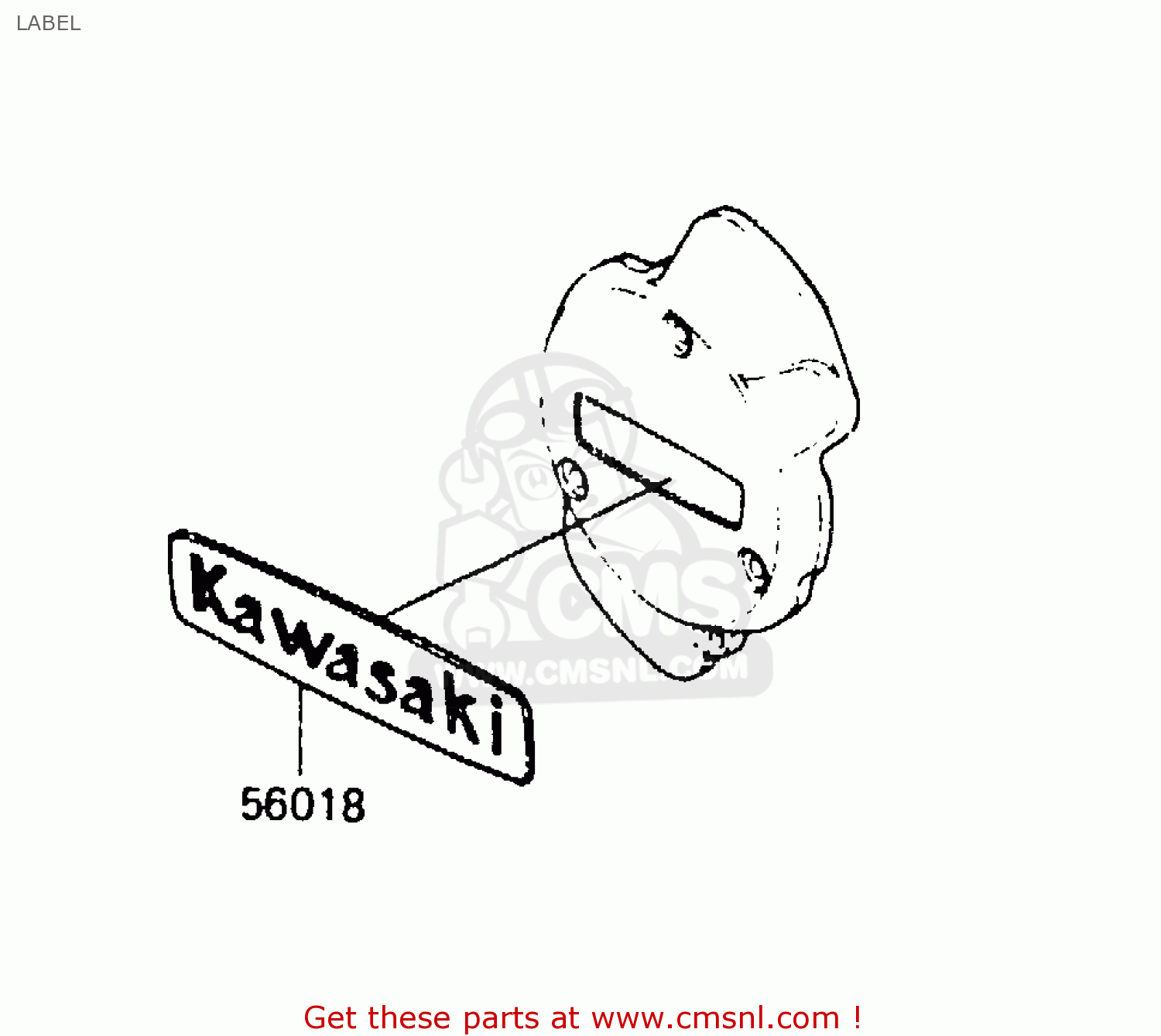 LABEL ER250A1 Z250T 1983 CANADA